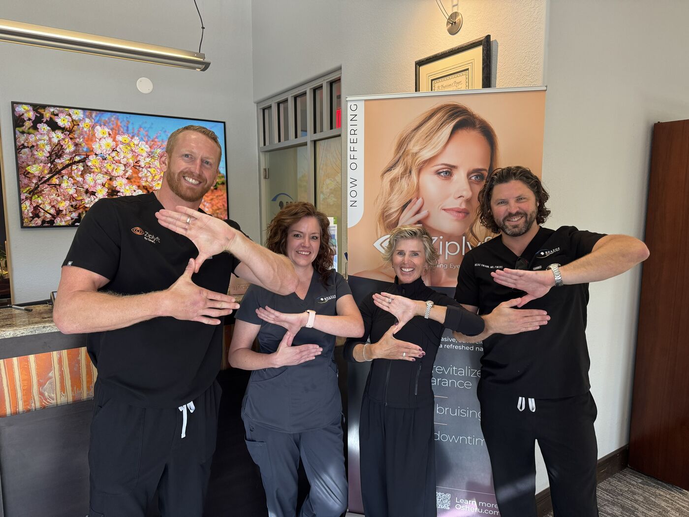 Dr. Swann and team at Brazos Eye Surgery of Texas