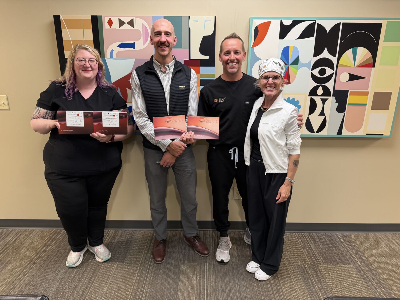 Dr. daSilva and team at Eye Consultants