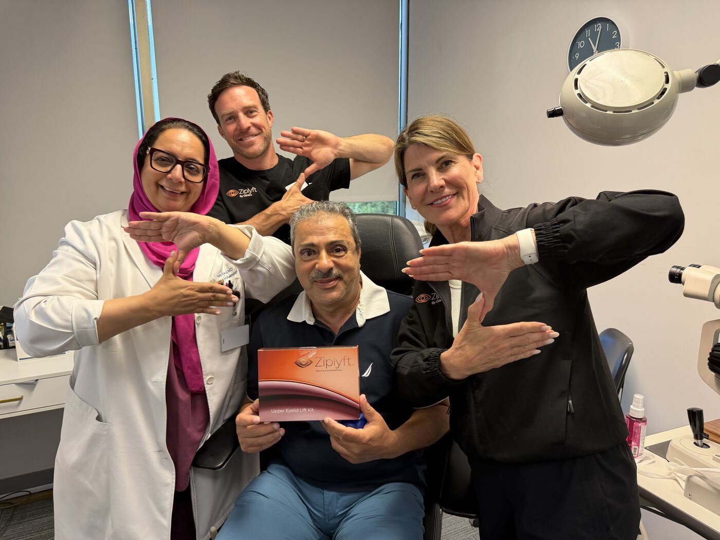 Dr. Bajwa and team at Nersi Eye Research and Surgery
