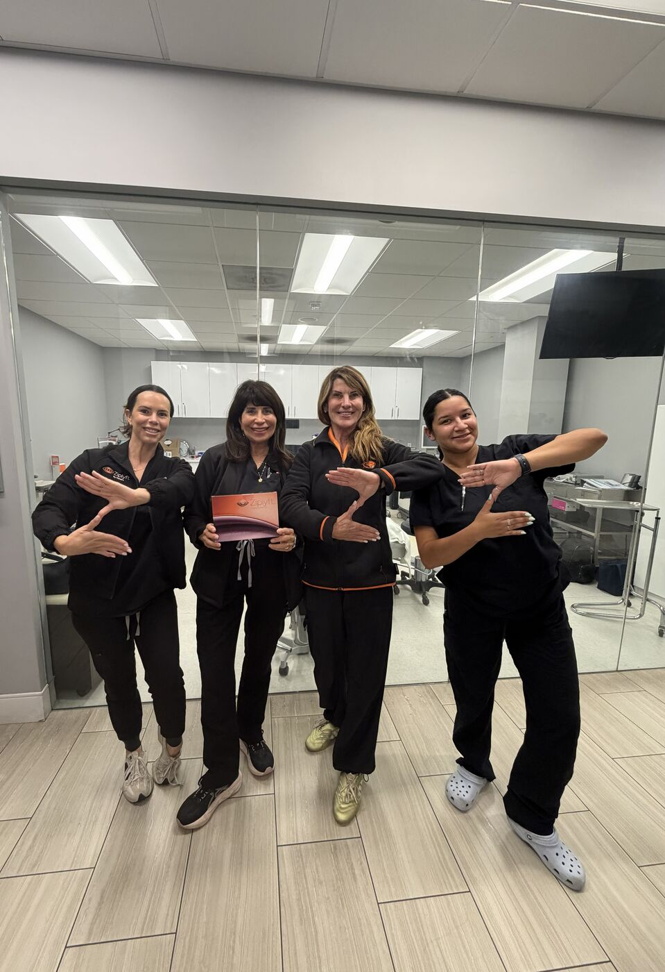 Dr. Rowan and team at NVision