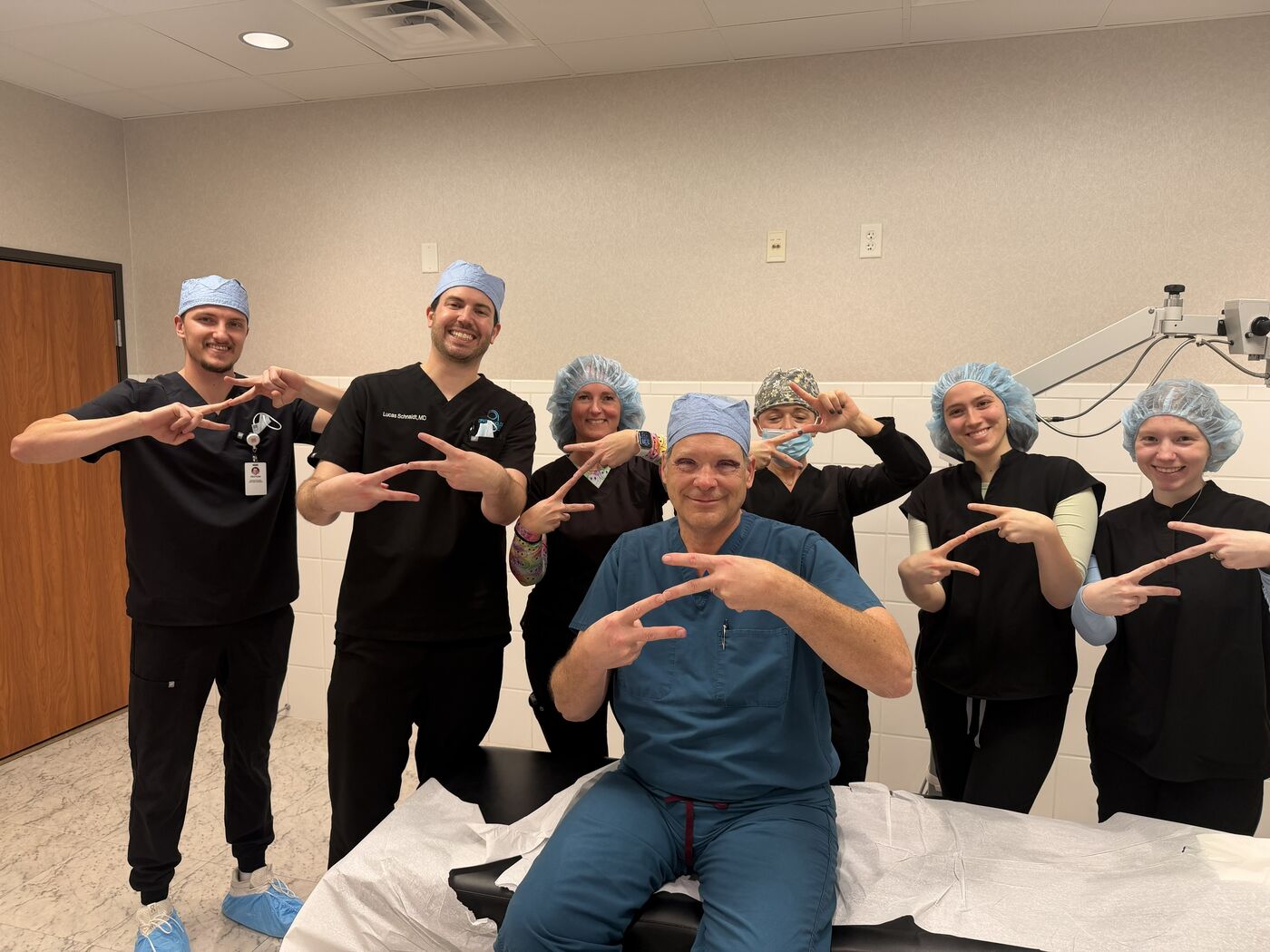 Dr. Bormes & Dr. Schnaidt and team at Ophthalmology Associates