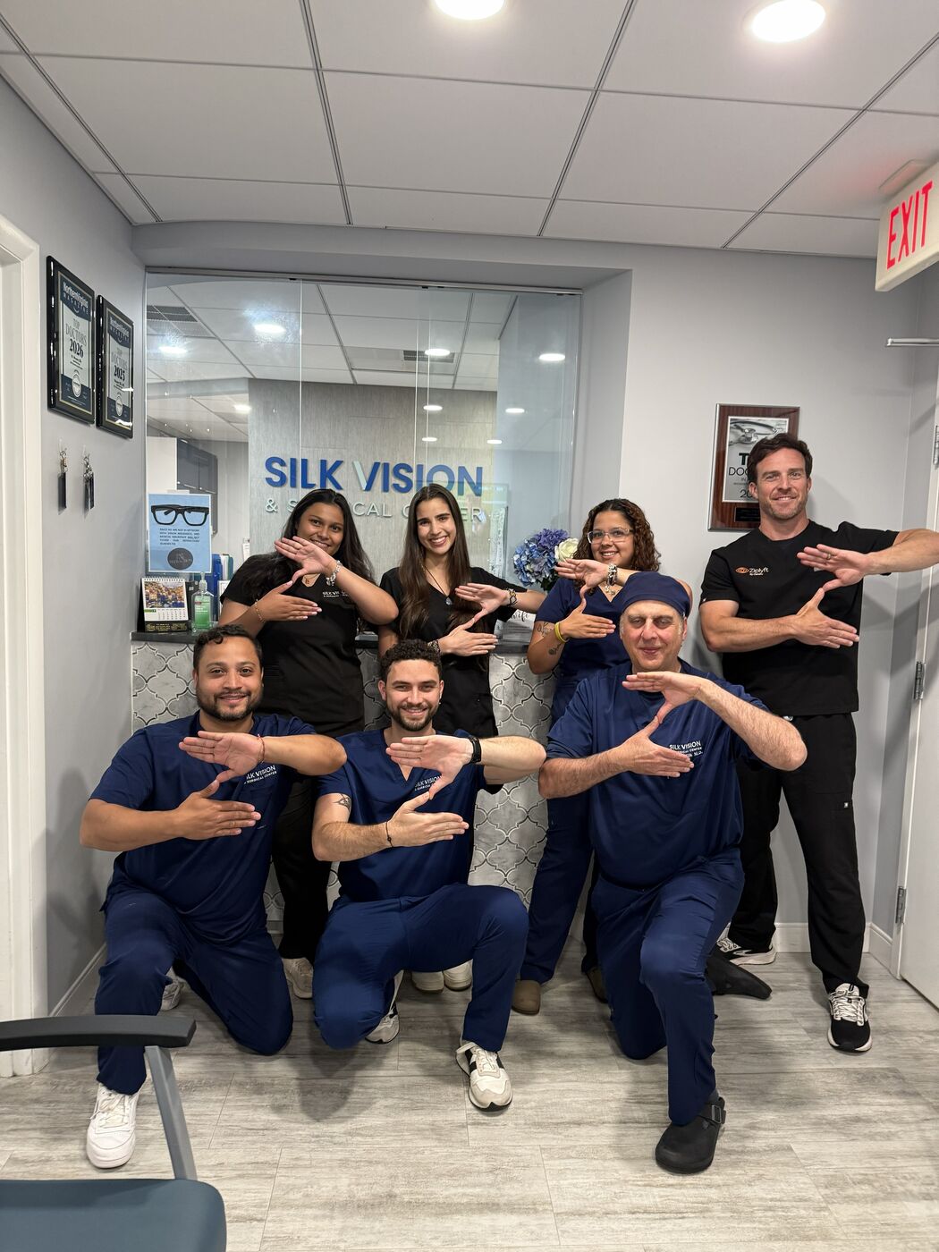 Dr. Silk and team at Silk Vision